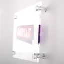 Placa de metacrilato transparente 8 mm | Placas grabadas y personalizadas